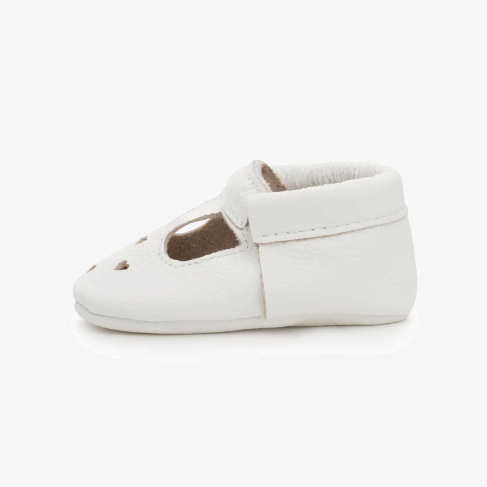 Pearl White Mary Jane Shoes for Women - Elegant & Comfortable Flats for Work, Wedding, and Casual Outfits