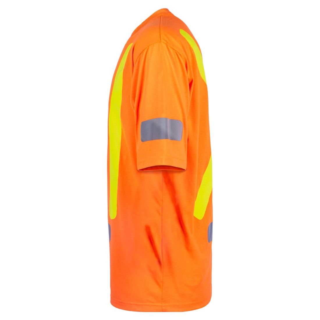 Terra Hi-Visibility Short Sleeve Cotton Work Shirt 116619 - Orange Safety Shirt for Construction, Road Work & Outdoor Labor