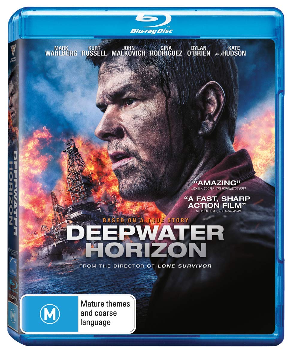 Deepwater Horizon Blu-ray DVD | Action Drama Movie Based on True Events | Perfect for Home Theater & Movie Night Collections