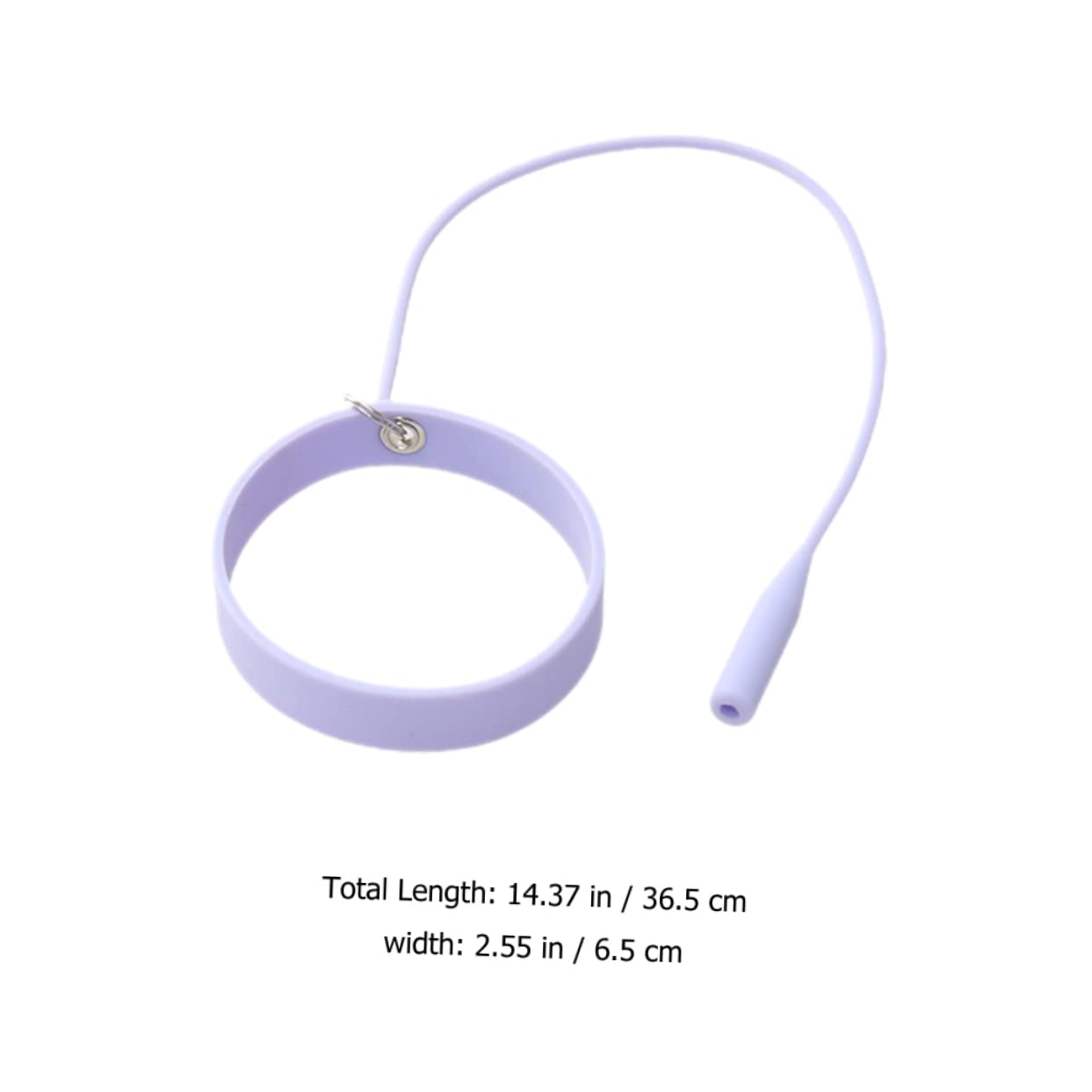 Professional Eyelash Extension Tweezers with Silicone Bracelet - Ergonomic Lash Wristband for Precise Eyelash Application - Perfect for Salon & Home Use (Purple)
