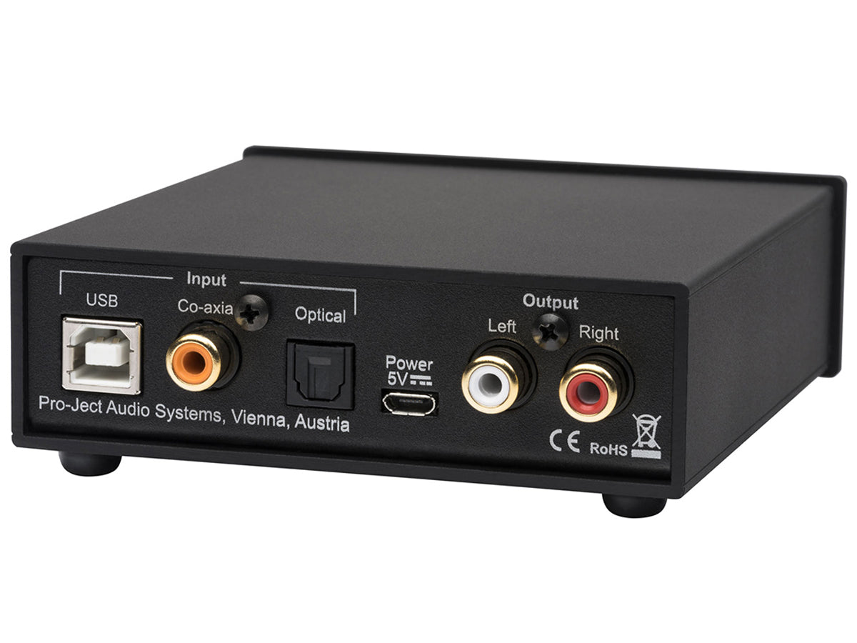Pro-Ject Pre Box S2 Digital DAC & Headphone Amplifier - High-Resolution Audio Converter for Home Theater & Music Studio Use