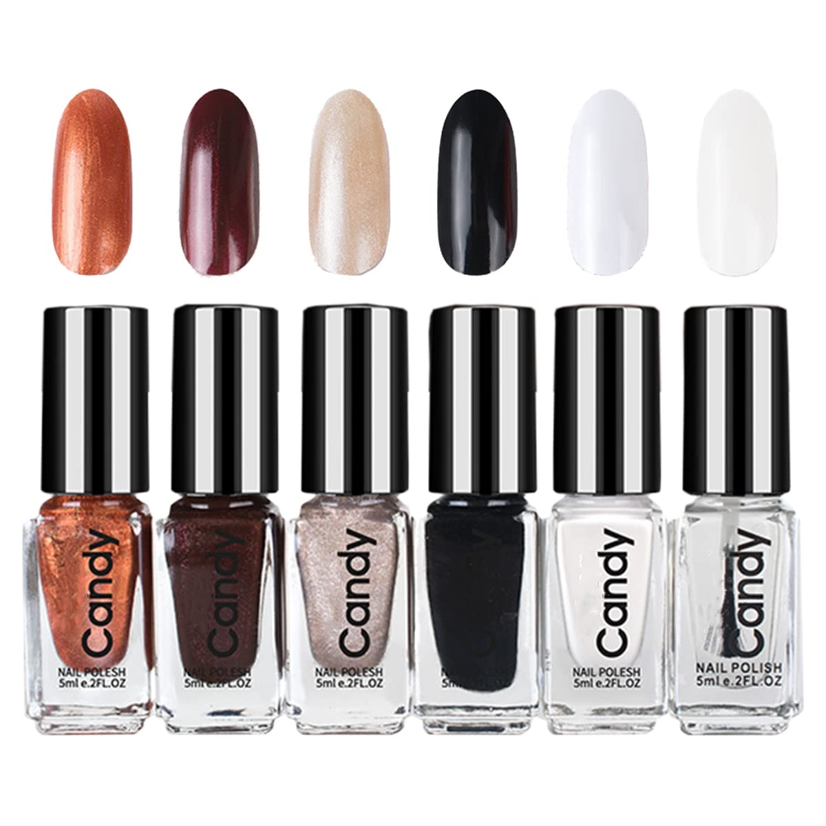 Fast-Drying Nail Polish Set - Long Lasting Chip-Resistant Nail Lacquer for Women | Perfect for Home Manicures, Salon-Quality Results & Everyday Wear