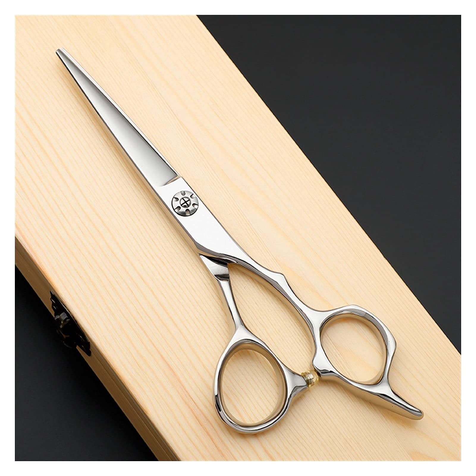 5.8 Inch Professional Hair Cutting Scissors - Barber Shears for Styling, Thinning & Texturizing - Premium Stainless Steel Hairdressing Scissors for Salon & Home Use