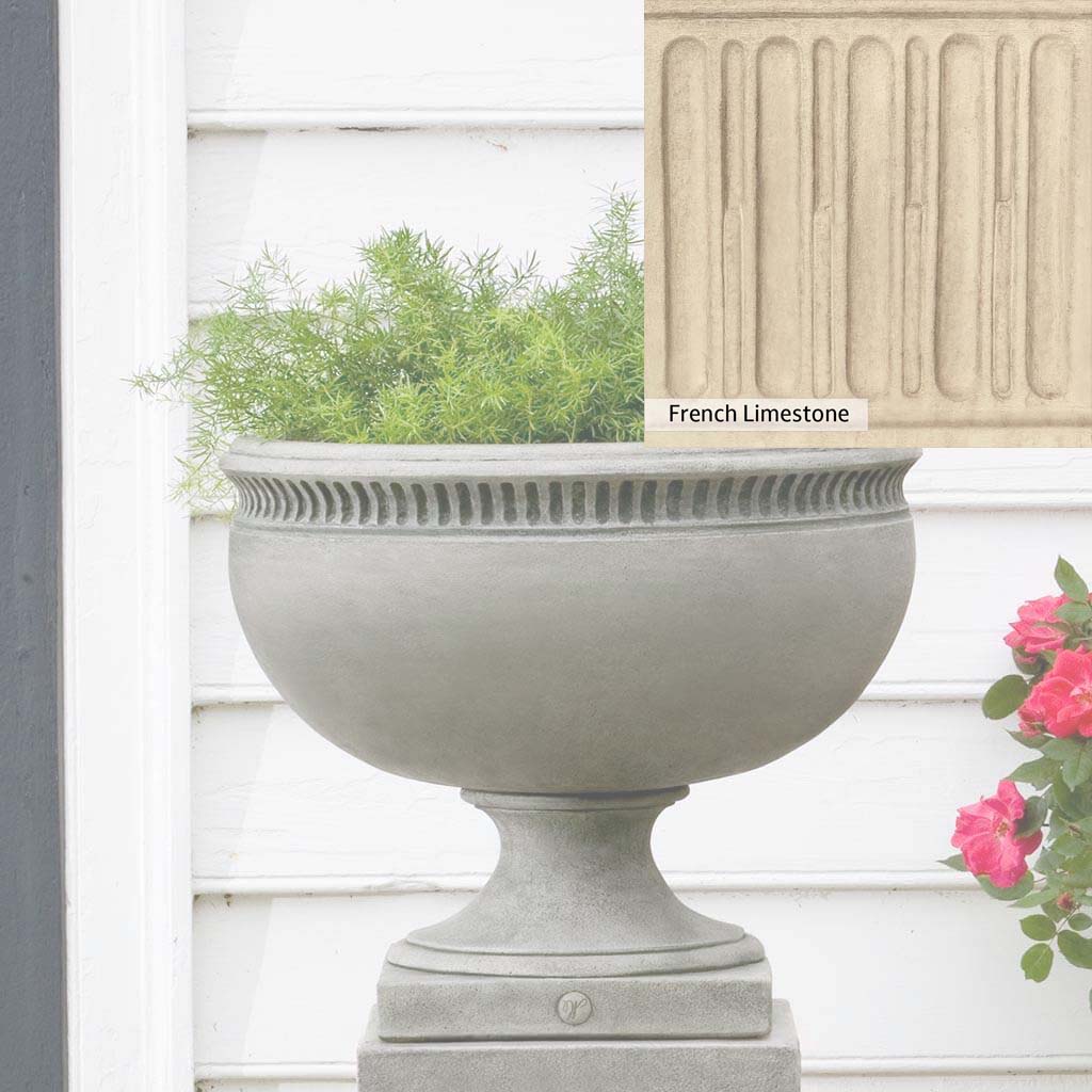Campania International Williamsburg Tayloe House Urn - Classic Garden Urn for Outdoor Decor, Patio, and Landscaping | Durable Resin Planter for Flowers and Plants