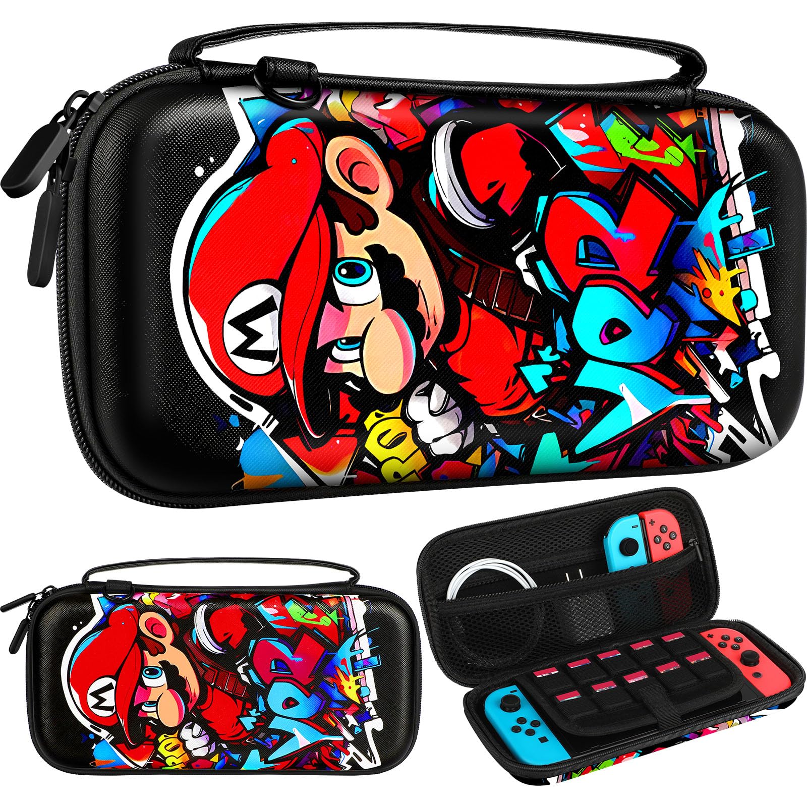 Cute Kawaii Switch Case for Kids & Teens - Hard Shell Travel Pouch for Nintendo Switch/OLED - Perfect for Gaming On-the-Go
