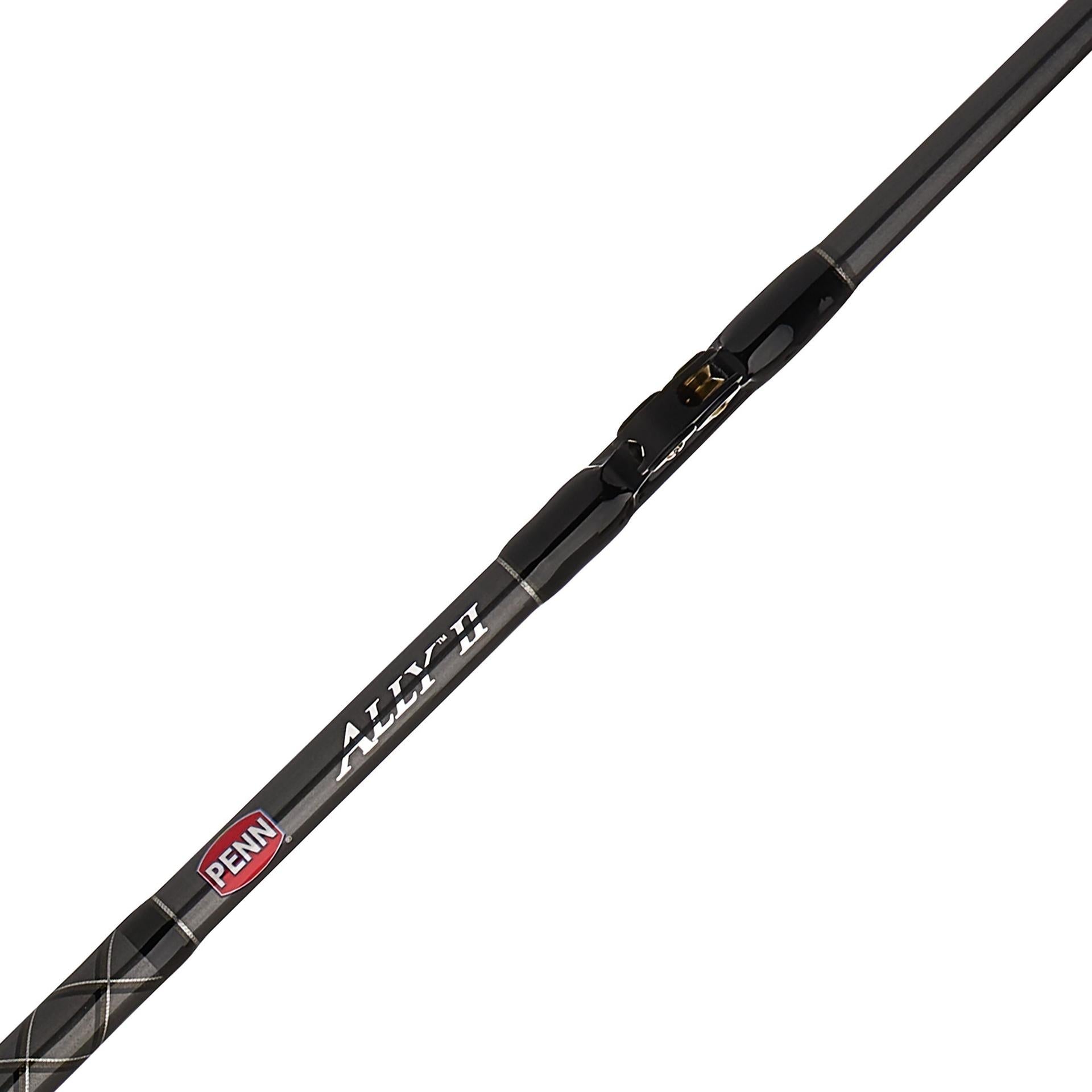 Ally™ II Straight Butt Conventional Boat Rod - Heavy Duty Saltwater Fishing Rod for Offshore & Inshore Angling - Perfect for Trolling, Bottom Fishing & Casting from Boats, Piers & Docks