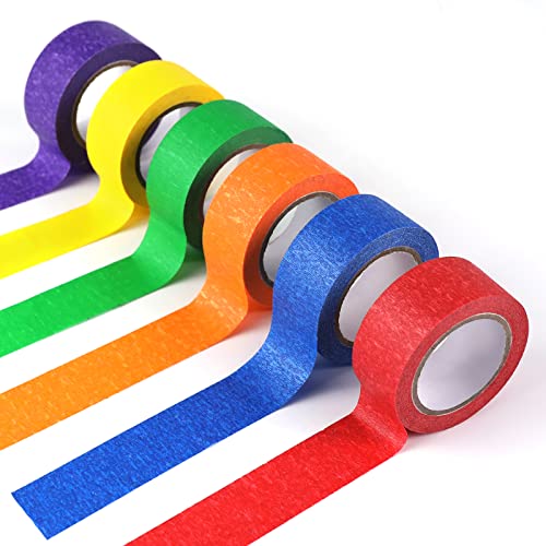Multicolor 1 inch x 6 packs