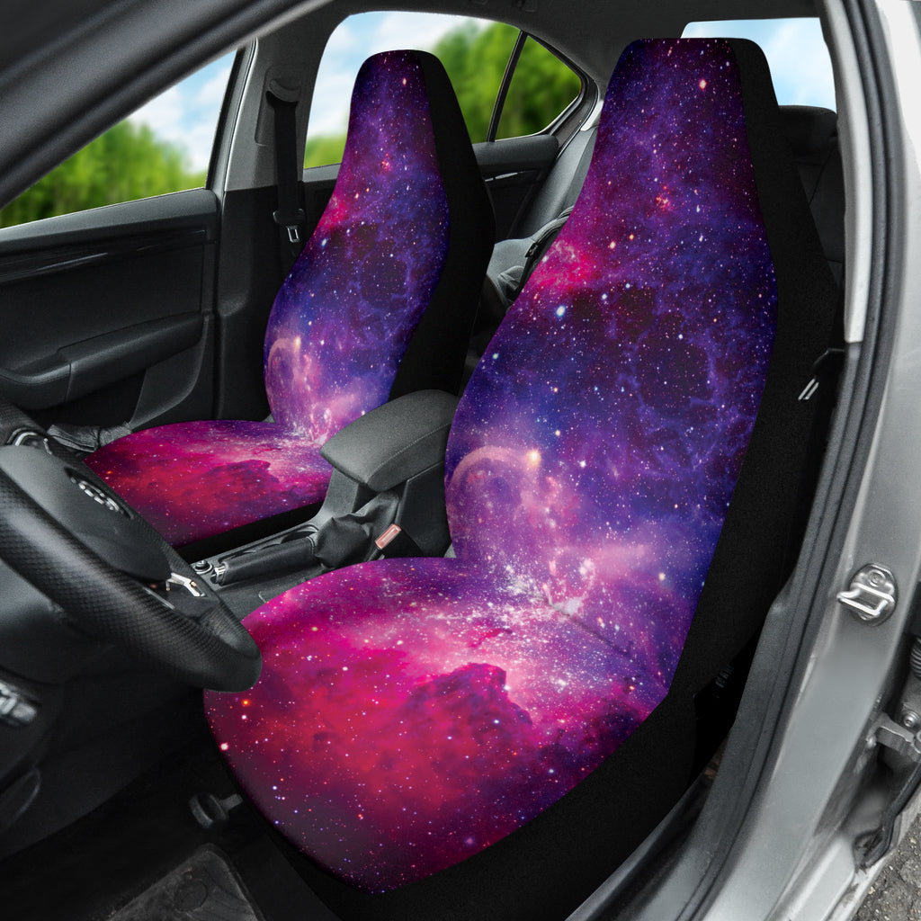 Premium Purple Universe & Planets Car Seat Covers - Universal Fit for Cars, SUVs & Trucks - Space-Themed Auto Accessories for Sci-Fi Fans & Astronomy Lovers - Perfect for Road Trips, Daily Commutes & Gift Giving