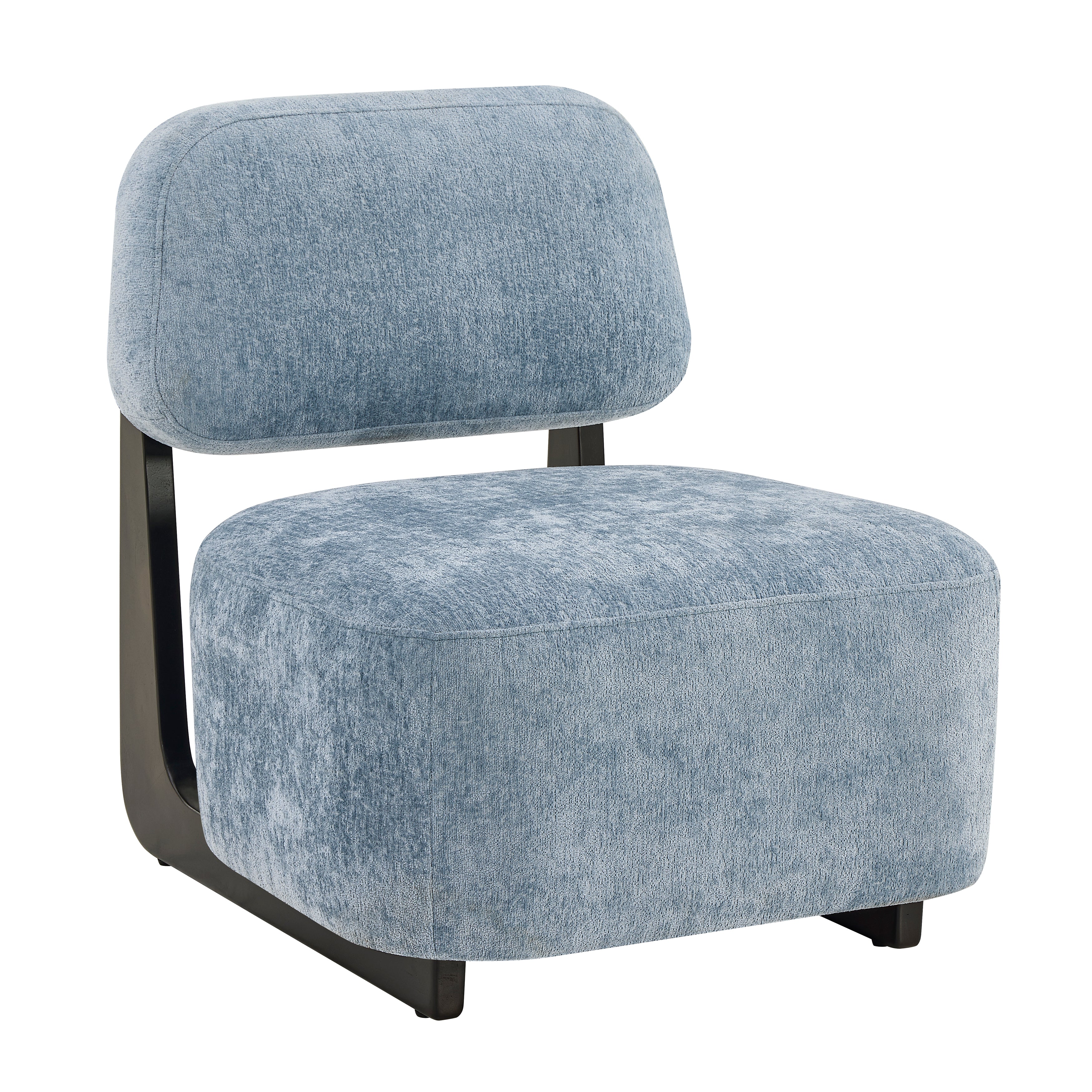 Solara Modern Accent Chair with Solid Wood Frame - Roundhill Furniture - Stylish Living Room Seating for Home & Office Decor