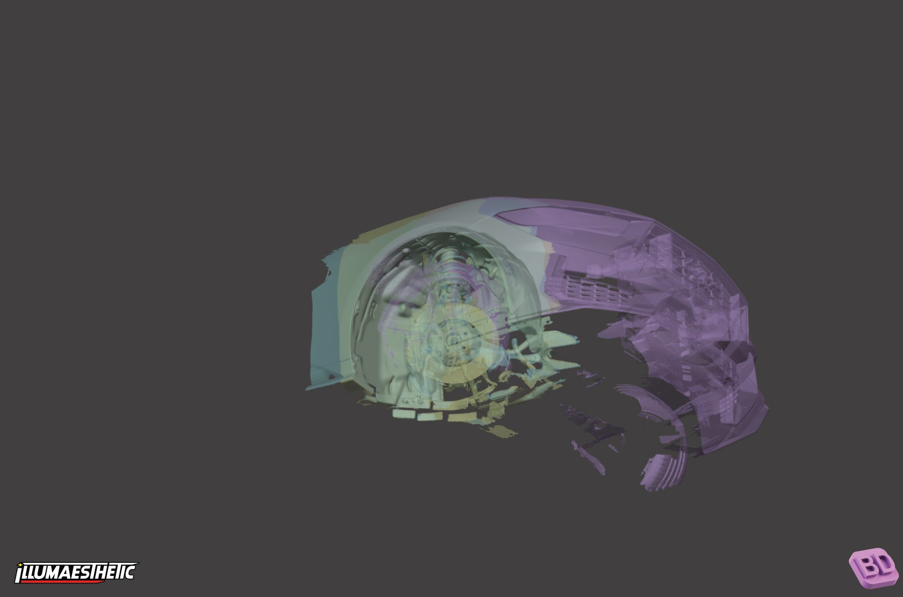 Ford Mustang Dark Horse (S650) 3D Scan Model Kit - 2024+ High Precision Car Replica for Collectors & Enthusiasts - Perfect for Display, DIY Projects & Racing Simulation