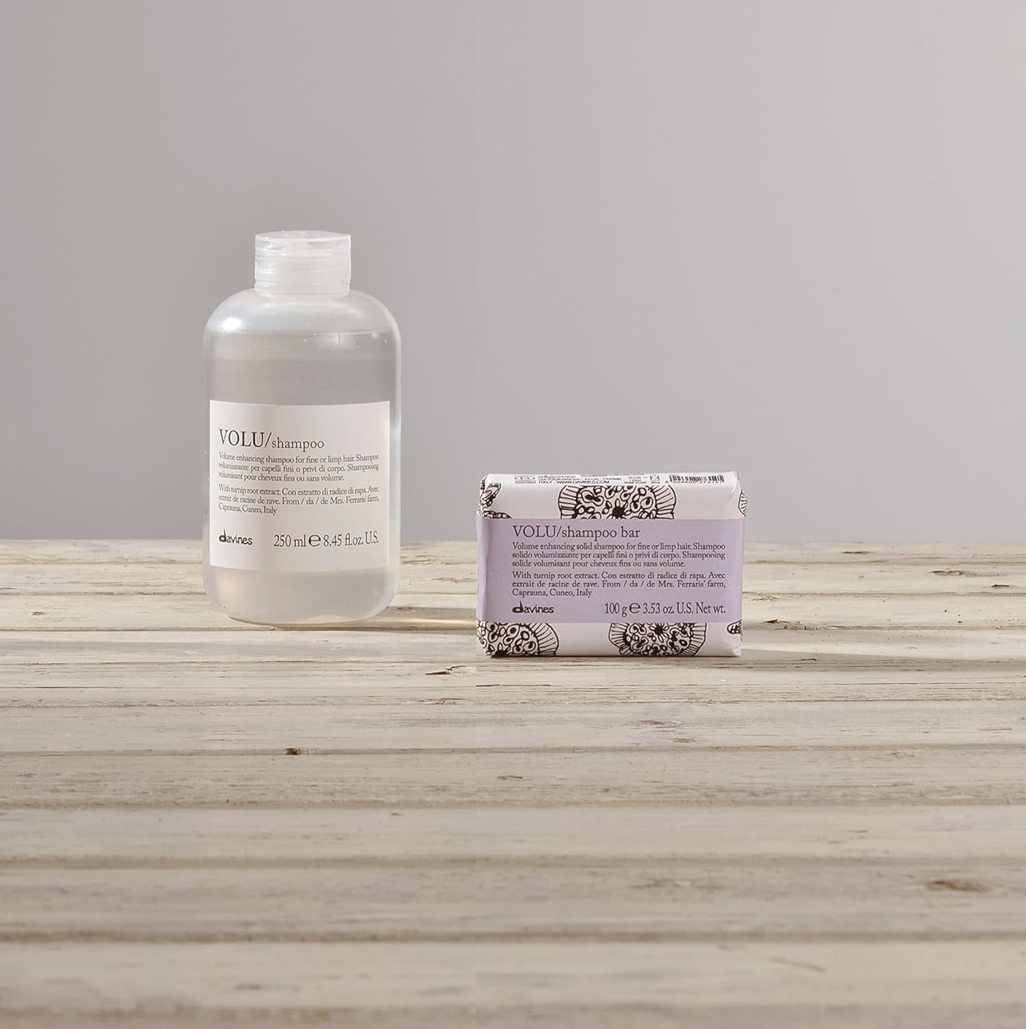 Davines Solid Shampoo Bar & Body Wash - 100% Recyclable FSC Paper Packaging with Aluminum Case | Eco-Friendly Hair & Skin Cleanser for Travel, Gym & Sustainable Living