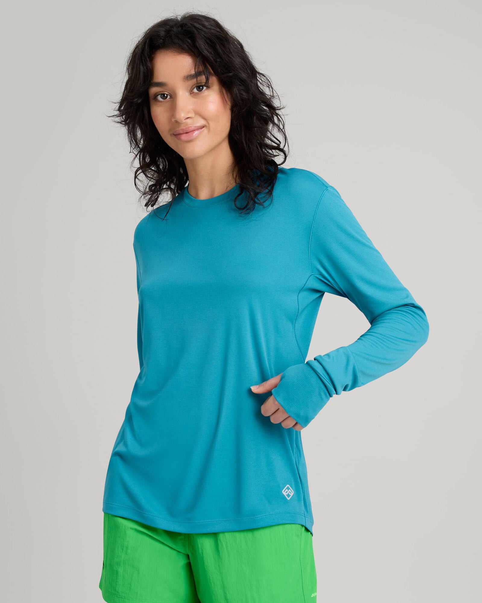 Women's SUN Stopper UPF 50+ Long Sleeve Shirt - Lightweight Sun Protection Top for Hiking, Running & Outdoor Activities