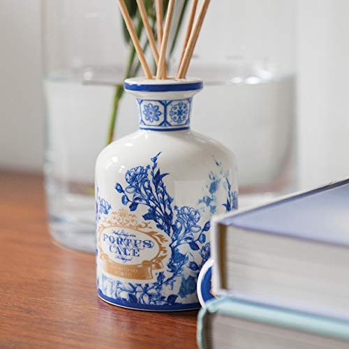 Portus Cale Gold and Blue Essential Oil Diffuser 250ml - Aromatherapy Humidifier for Home, Office, Yoga & Spa Relaxation