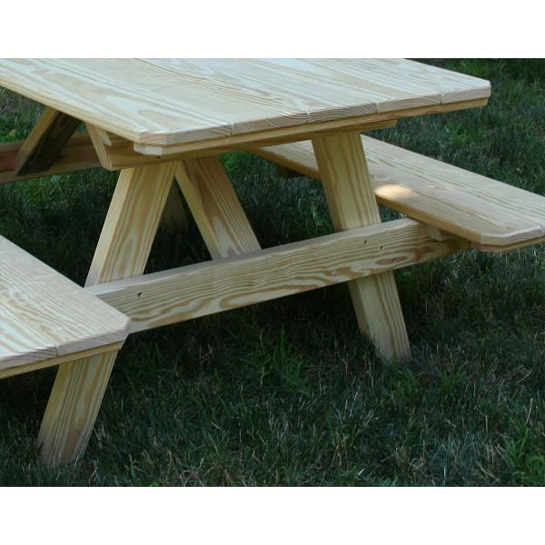 Durable Treated Pine Kids Picnic Table - Outdoor Children's Play & Dining Furniture for Backyard, Patio, and Garden Use