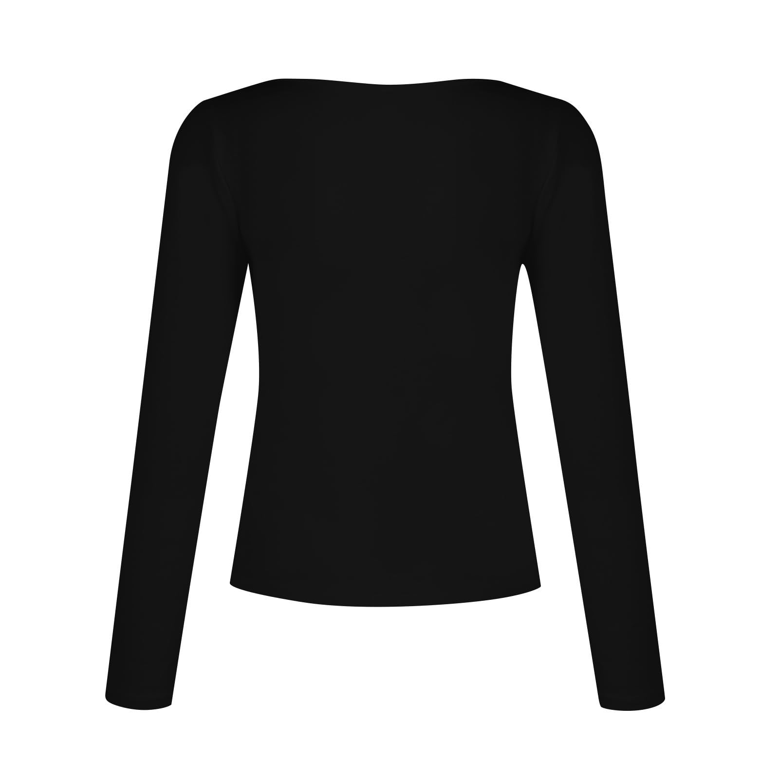 Women's Casual Long Sleeve High Neck Pullover Sweater - Slim Fit Round Neck T-Shirt & Turtleneck Blouse for Fall | Cozy Autumn Layering, Office Wear & Weekend Outfits