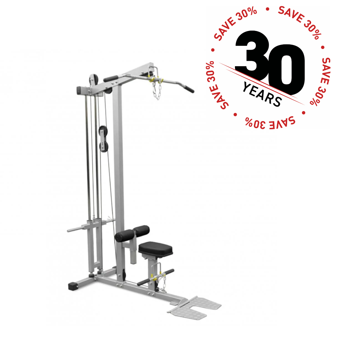 Vo3 Impulse Series Lat Pulldown and Row Machine - Home Gym Strength Training Equipment for Back Workouts