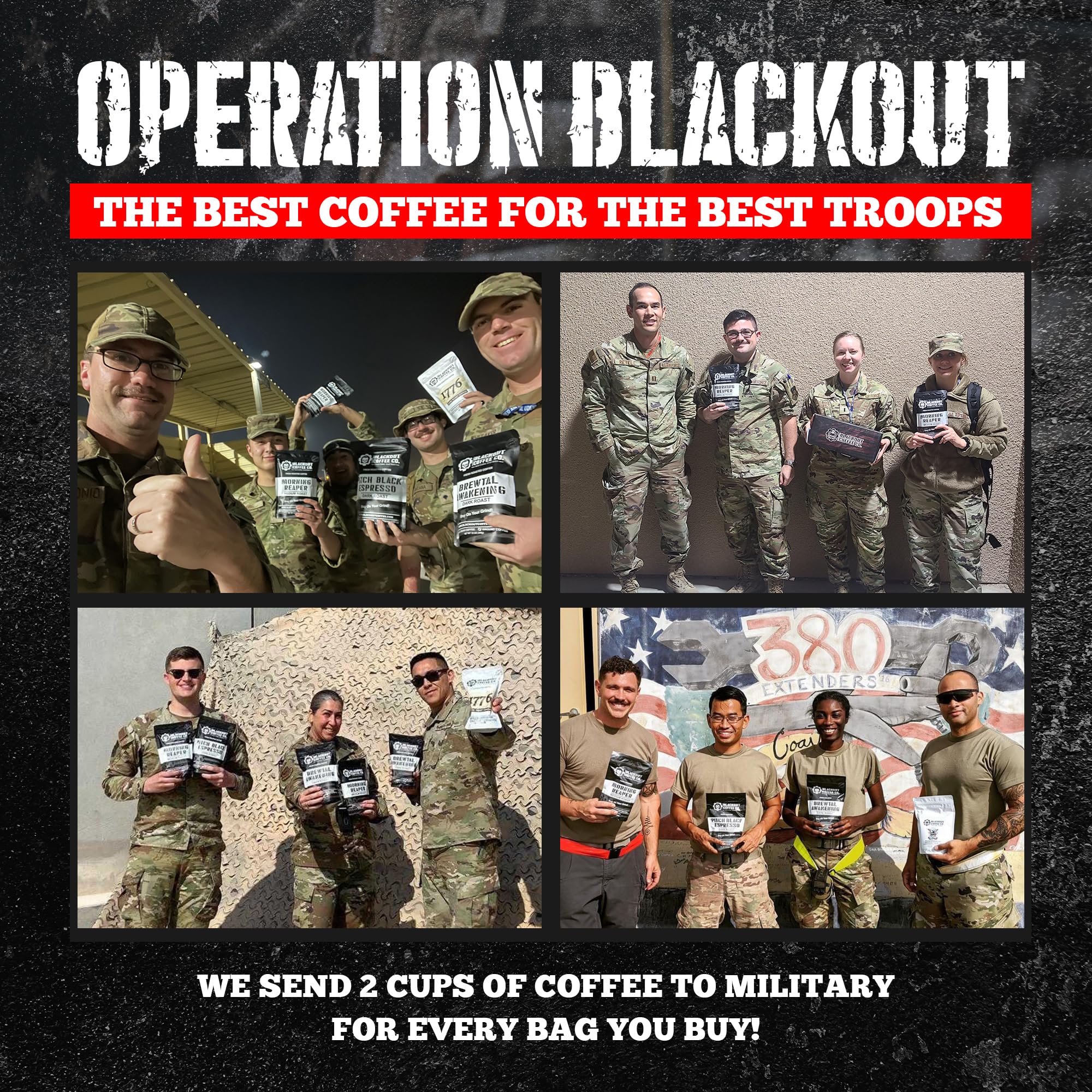 Premium Blackout Coffee French Vanilla Flavored Ground Coffee - Fresh Roasted in USA, 12 oz Pouch - Perfect for Morning Brew, Office Break & Cozy Evenings