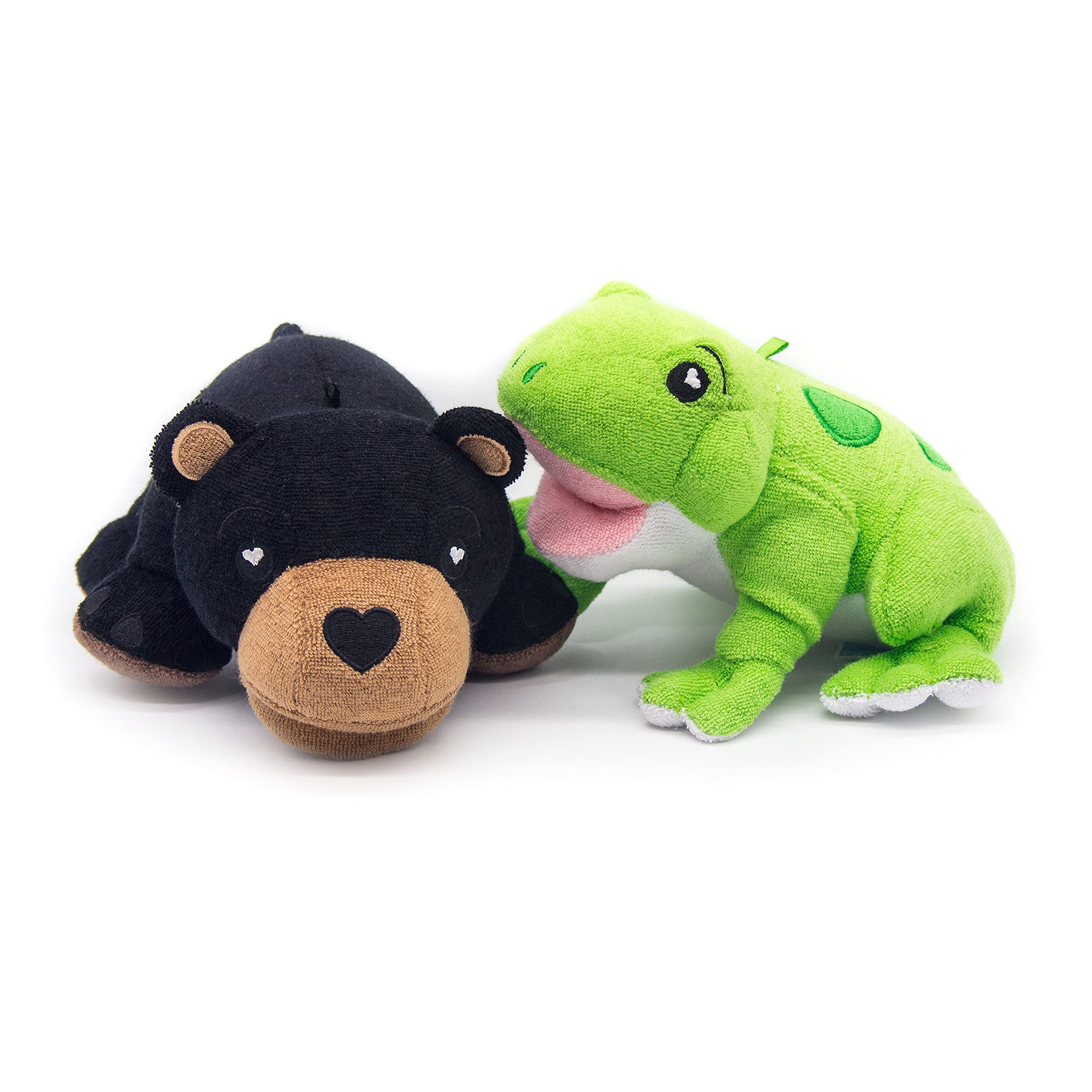 SoapSox Northern Lights Bath Bundle - 3 Pack Plush Animal Washcloths for Kids, Fun & Soft Bath Toys for Toddlers - Perfect for Bath Time, Sensory Play & Gift Giving