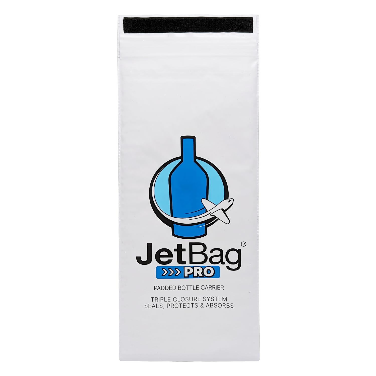 Jet Bag PRO Reusable Wine Travel Bags - Padded Absorbent Wine Bottle Protector with Bubble Wrap | Leak Proof Wine Shipping Sleeves for Airplane, Picnics & Gifts | Perfect for Wine Lovers & Frequent Travelers