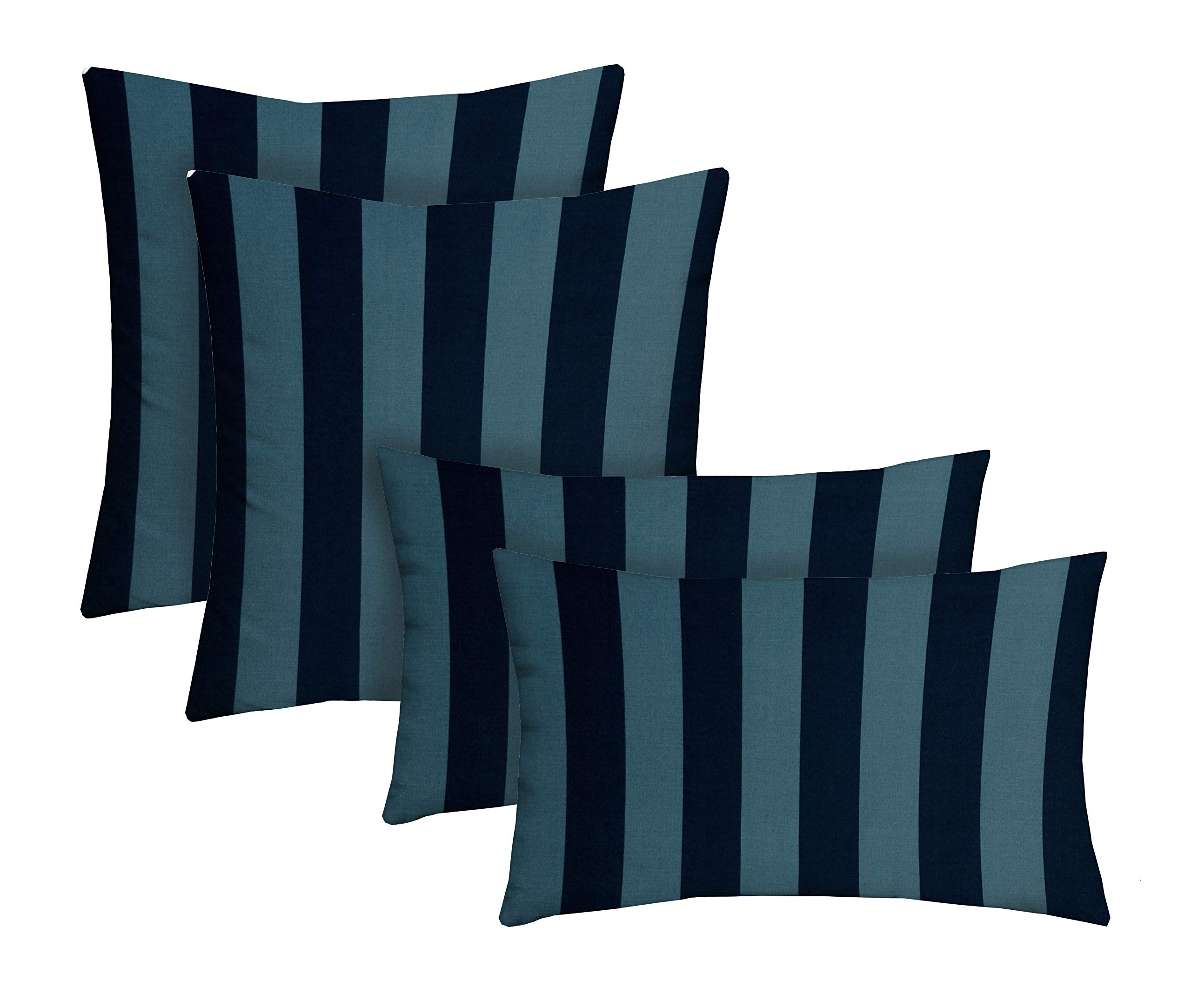 RSH DECOR: Set of 4 Lumbar & Square Throw Pillows (20