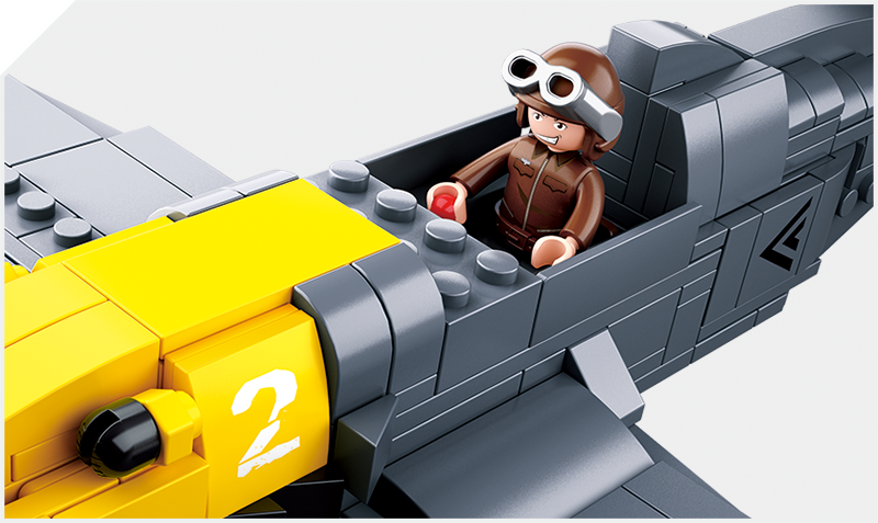 WWII German BF 109 Fighter Model Kit - 289 Pcs M38 B0692 Military Aircraft Building Set for Collectors & History Enthusiasts - Perfect for Display, Gifts & WWII Historical Dioramas