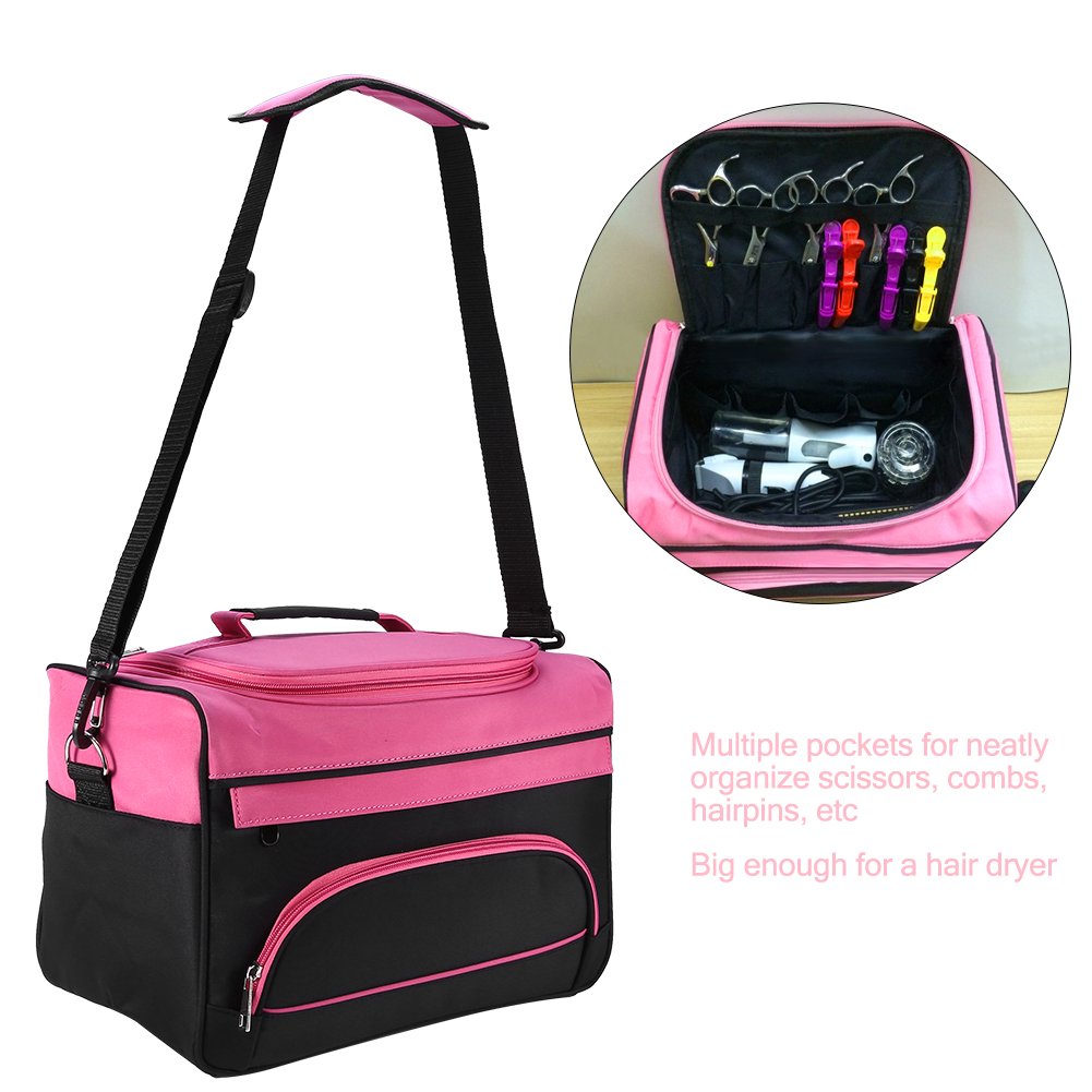 Professional Barber Tool Case - Portable Hairdressing Bag for Scissors, Combs & Styling Tools | Cosmetology Supplies Organizer for Salon, Home & Travel Use