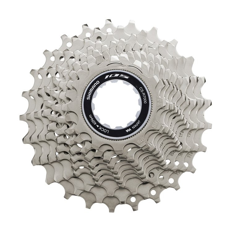 Shimano 105 R7000 11-Speed 12-25T Bike Cassette - Compatible with Road Bikes - Perfect for Racing, Training & Smooth Shifting Performance