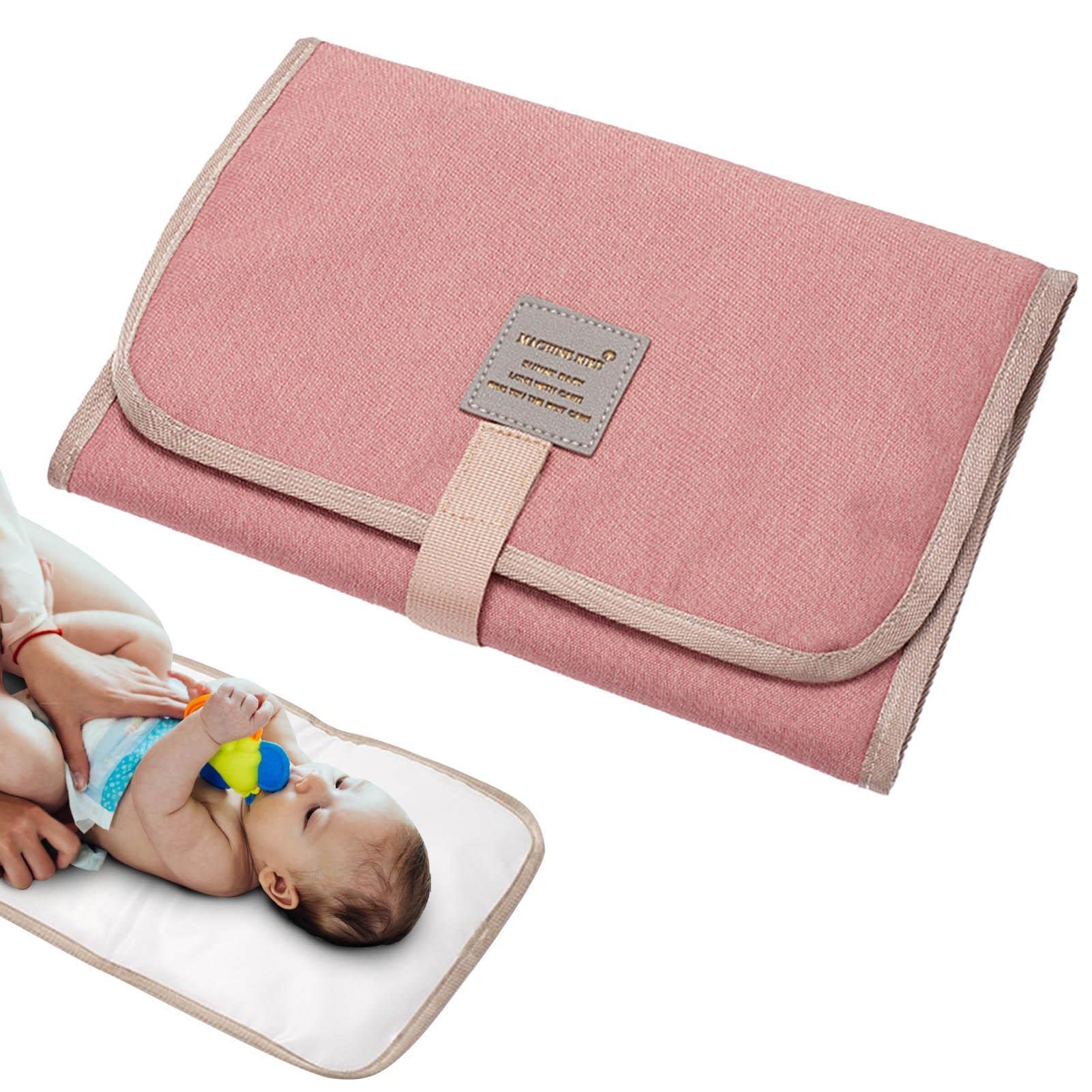 Foldable Waterproof Baby Changing Pad for Travel - Portable Diaper Changing Station for Girls & Boys | Perfect for On-the-Go Parents, Airplane & Car Trips, Nursery & Daycare Use