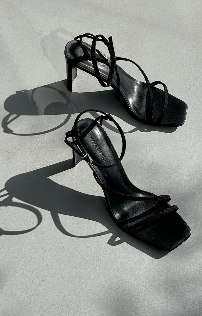 Cyrus Black Heel - Stylish Women's High Heel Shoes for Party, Wedding & Evening Events - Comfortable & Elegant Dress Pumps for Night Out & Special Occasions