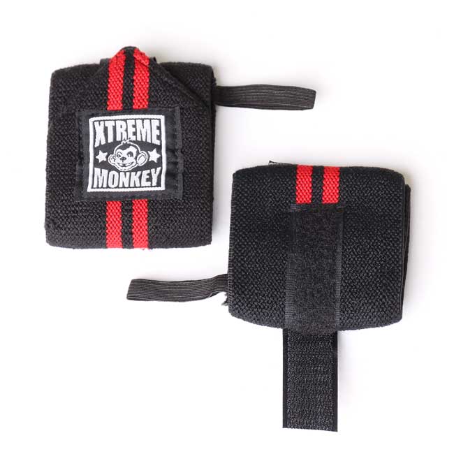 XM Fitness Deluxe Wrist Wraps for Weightlifting & Powerlifting - Support & Stability for Heavy Lifting - Ideal for Gym, CrossFit & Strength Training