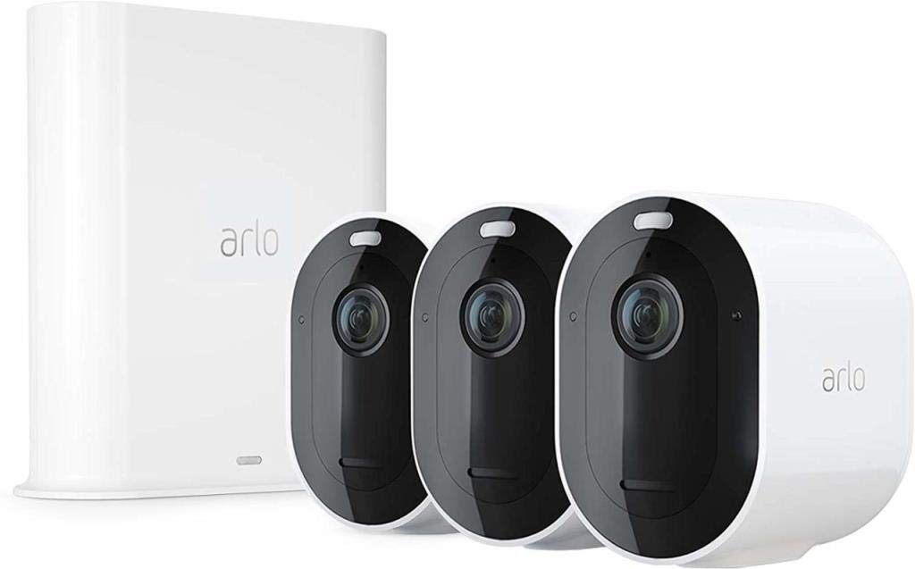 Arlo Pro 3 Spotlight Camera - Wireless 1080p HD Outdoor Security System with Night Vision & Motion Detection | Ideal for Home, Business & Garage Surveillance
