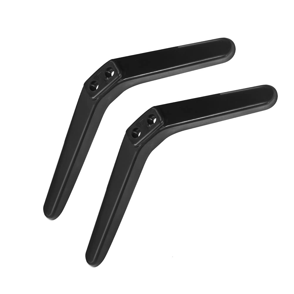 Universal TV Stand Legs for 27-55 Inch TVs - Adjustable TV Pedestal Feet Compatible with LG, TCL, KONKA, Samsung LED LCD OLED Smart TVs (Black) - Perfect for Living Room, Bedroom & Home Theater Setup