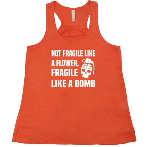 Fragile Like A Bomb Shirt - Edgy Graphic Tee for Women & Men | Soft Cotton Unisex Top for Concerts, Festivals & Streetwear