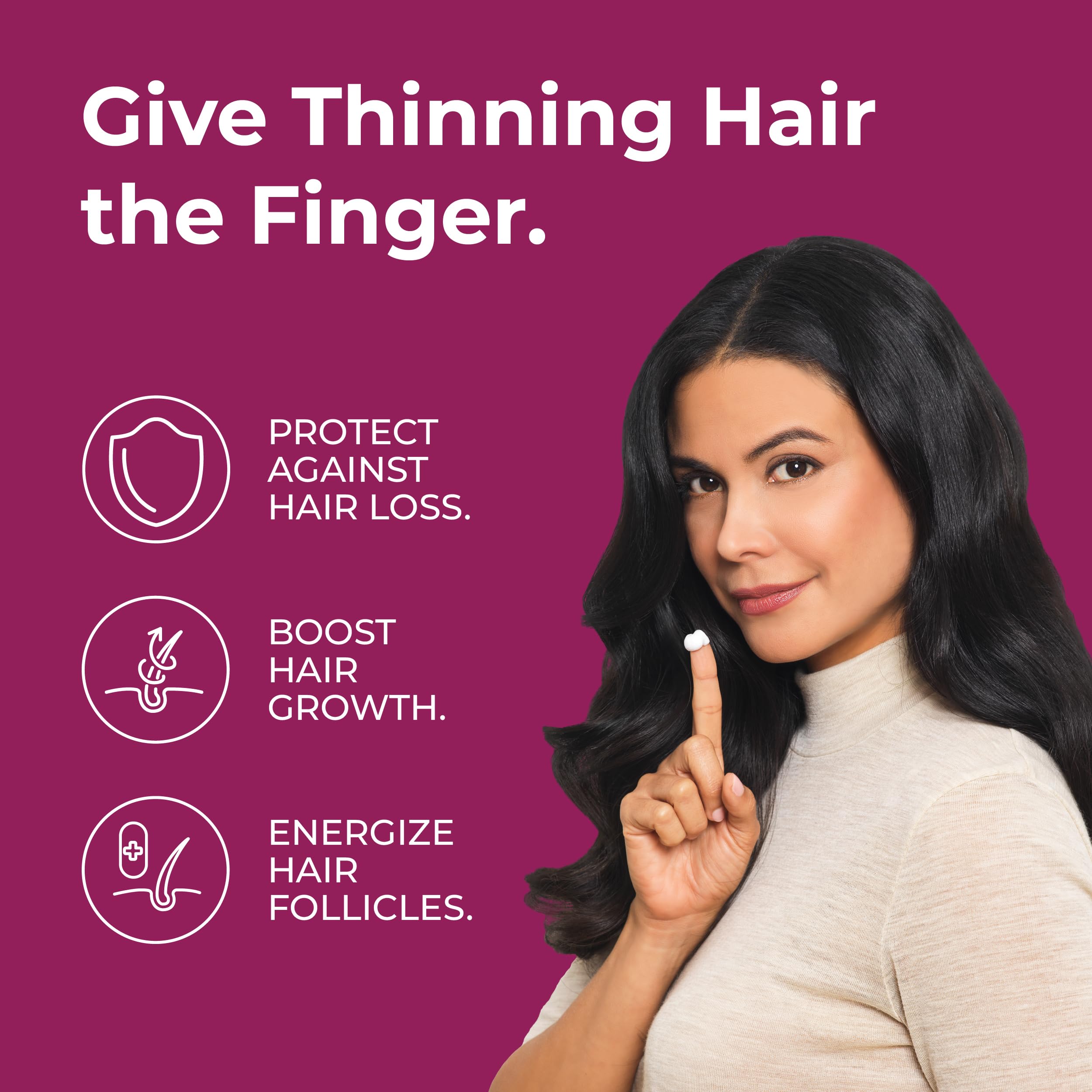 BosleyMD Women's Revive + Densifying Treatment Foam for Thinning Hair - Volumizing & Thickening Hair Styling Foam for Fine or Flat Hair - Perfect for Daily Use & Styling at Home or Salon