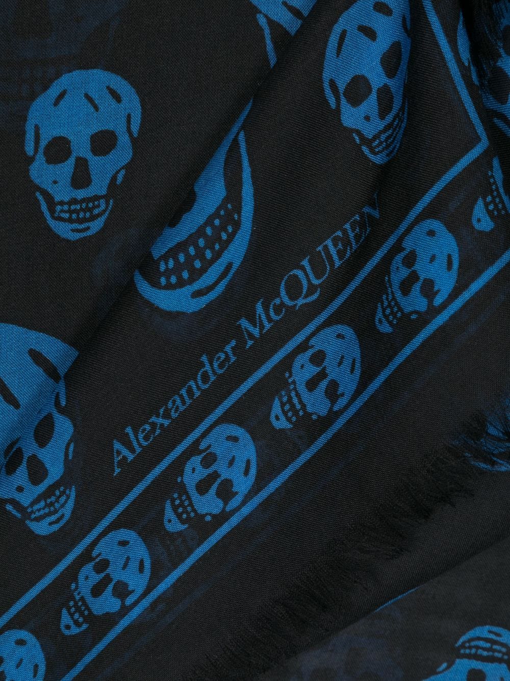 Alexander McQueen Black Scarves for Women - Luxury Cashmere Wrap Shawl - Perfect for Winter, Office & Evening Events