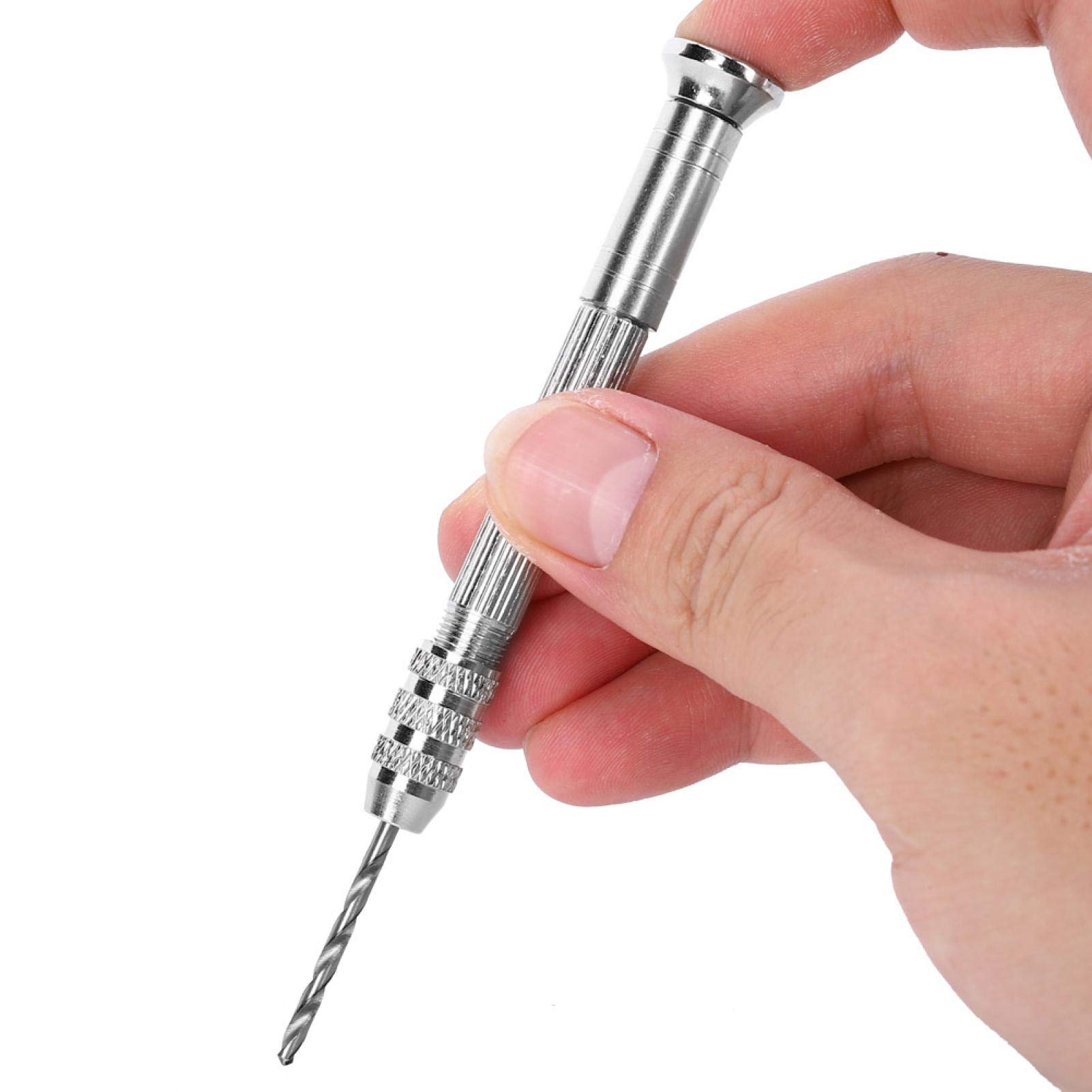 Micro Mini Twist Drill Bit Set - 20PCS Hand Drill Bits for Craft Carving, DIY Woodworking, Jewelry Making & Resin Models | Perfect for Rotary Tools & Precision Drilling in Wood, Plastic & Metal
