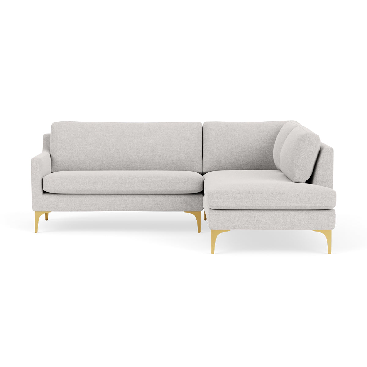 Astha Fabric Right Corner Sofa - Modern L-Shaped Sectional Couch for Living Room, Home Theater & Small Spaces | Comfortable & Stylish Lounge Furniture