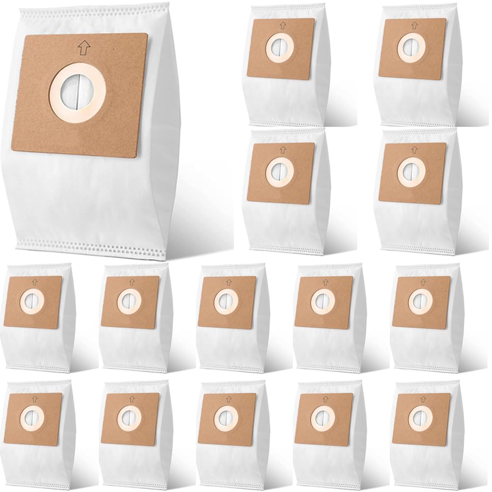 15 Pack HEPA Filter Replacement for Atrix Vacuum Bags AHLR-2 | Compatible with Atrix AHSC-1 Lil' Red Vacuum Cleaner | Perfect for Home, Office & Pet Hair Cleaning