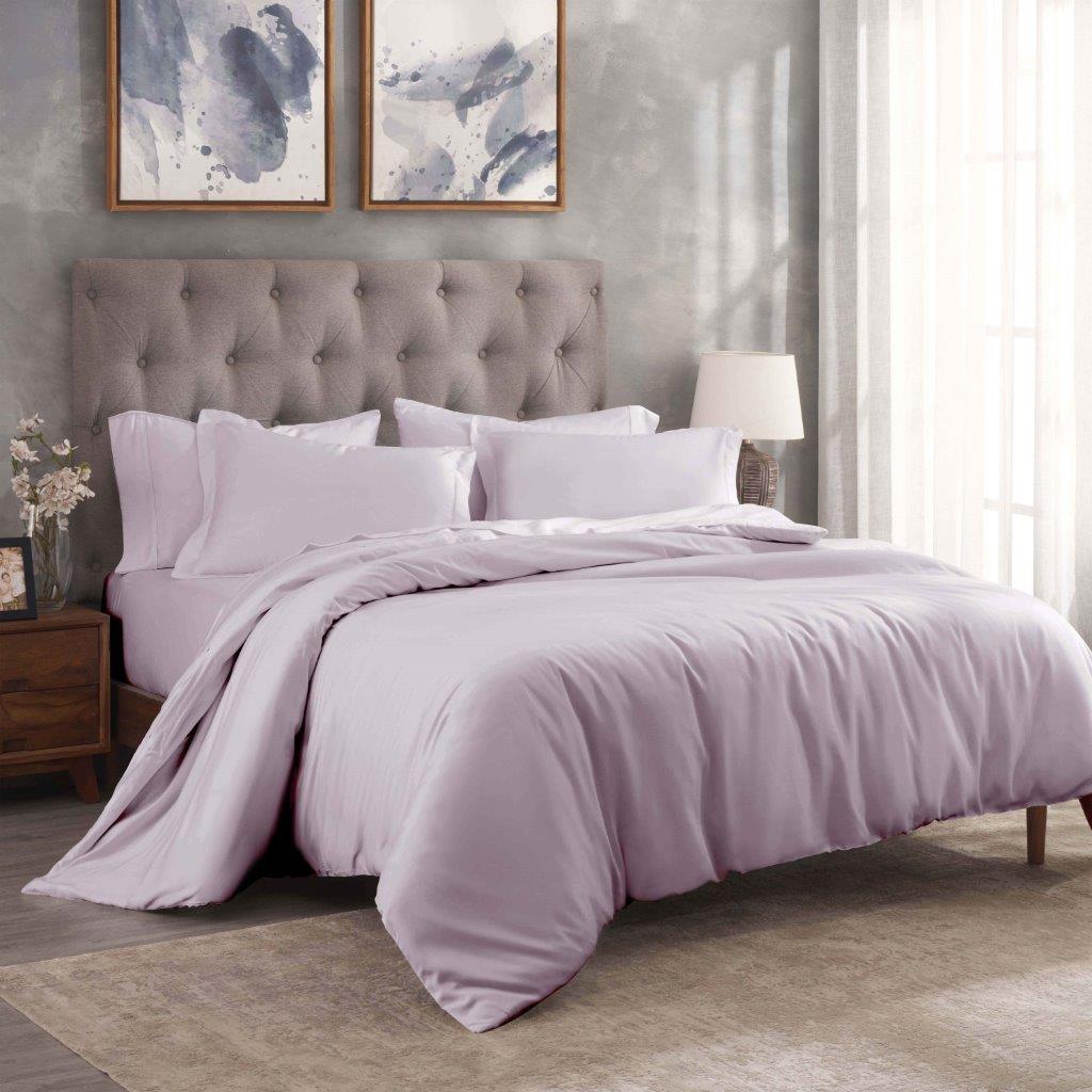 Premium 100% Egyptian Cotton Duvet Cover Set - 300 Thread Count, Breathable & Soft Bedding for All Seasons - Perfect for Master Bedroom, Guest Room & Luxury Hotels