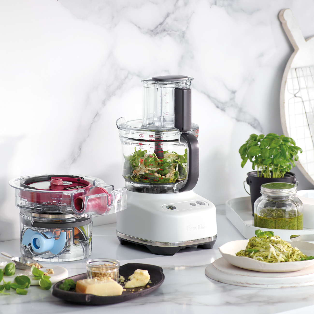Breville Paradice 9 Cup Food Processor with Stainless Steel Blades - Perfect for Chopping, Slicing & Pureeing - Ideal for Meal Prep, Smoothies & Homemade Sauces