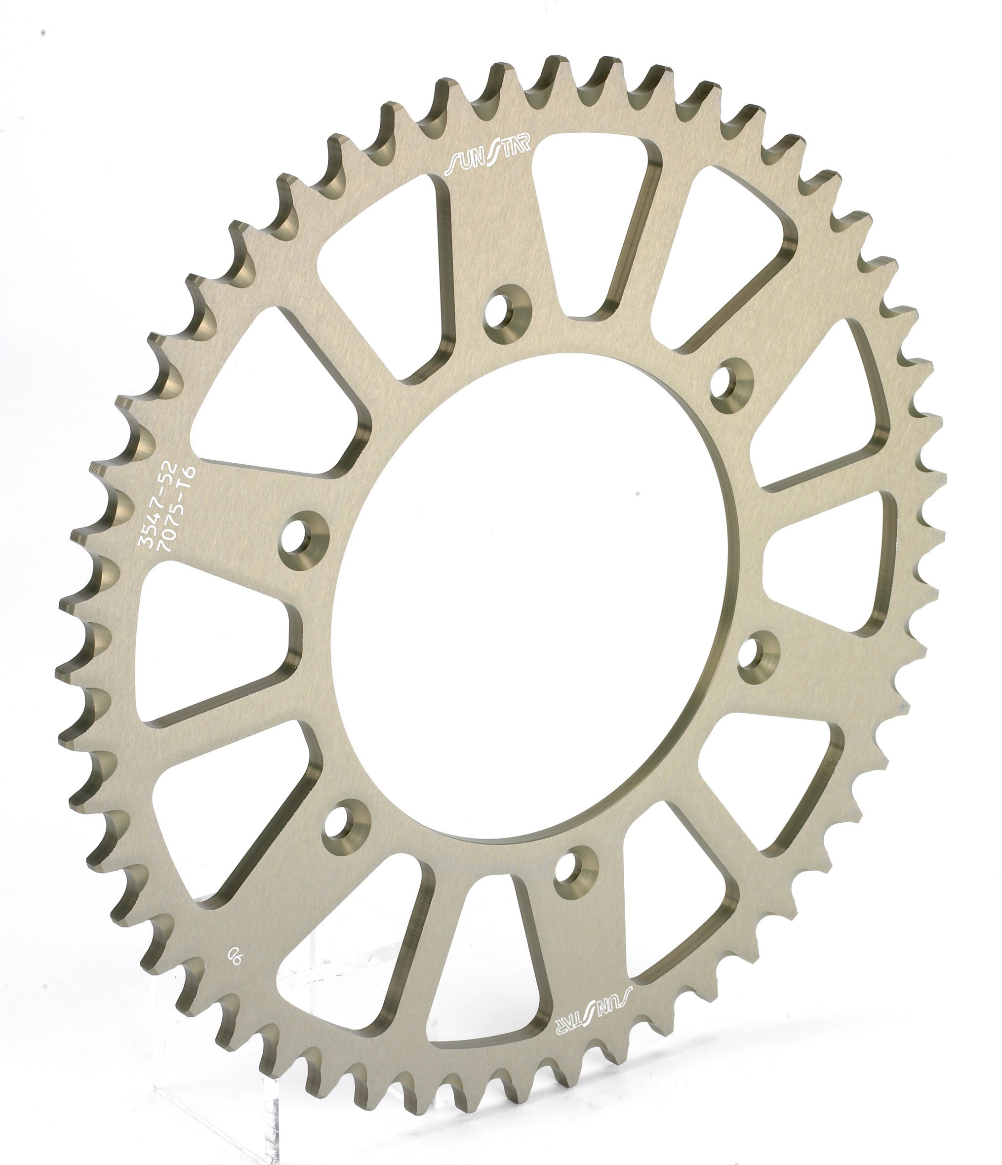 5-361951 Works Triplestar 51-Tooth 520 Chain Size Rear Aluminum Sprocket for Motorcycle & ATV - High Performance Off-Road & Street Riding Accessories