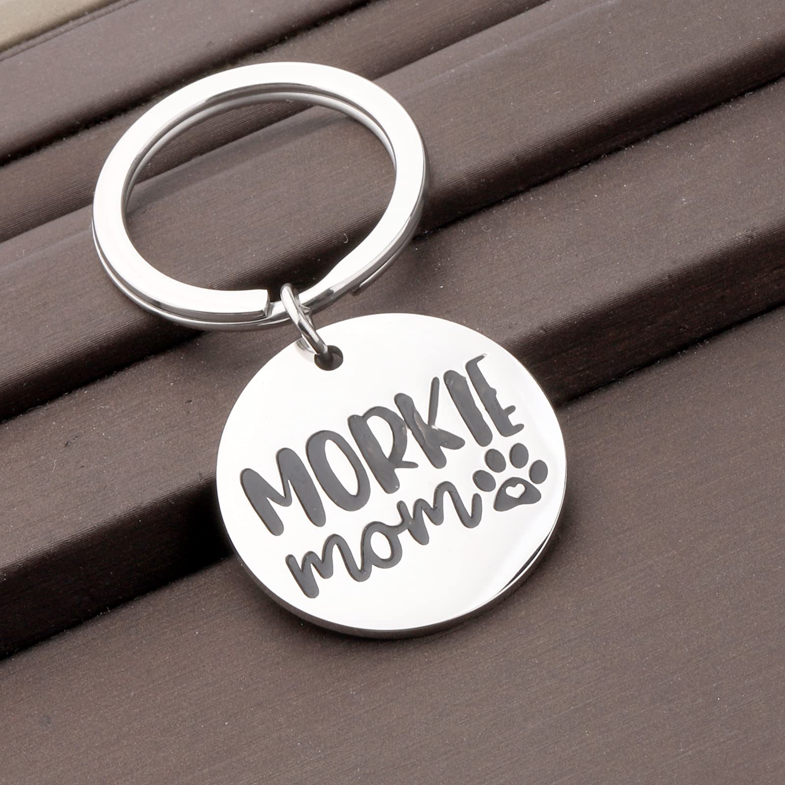 CENWA Morkie Keychain for Dog Lovers - Personalized Gift for Morkie Owners, Morkie Mom, and Morkie Lovers - Perfect for Birthdays, Christmas, and Pet Appreciation Gifts