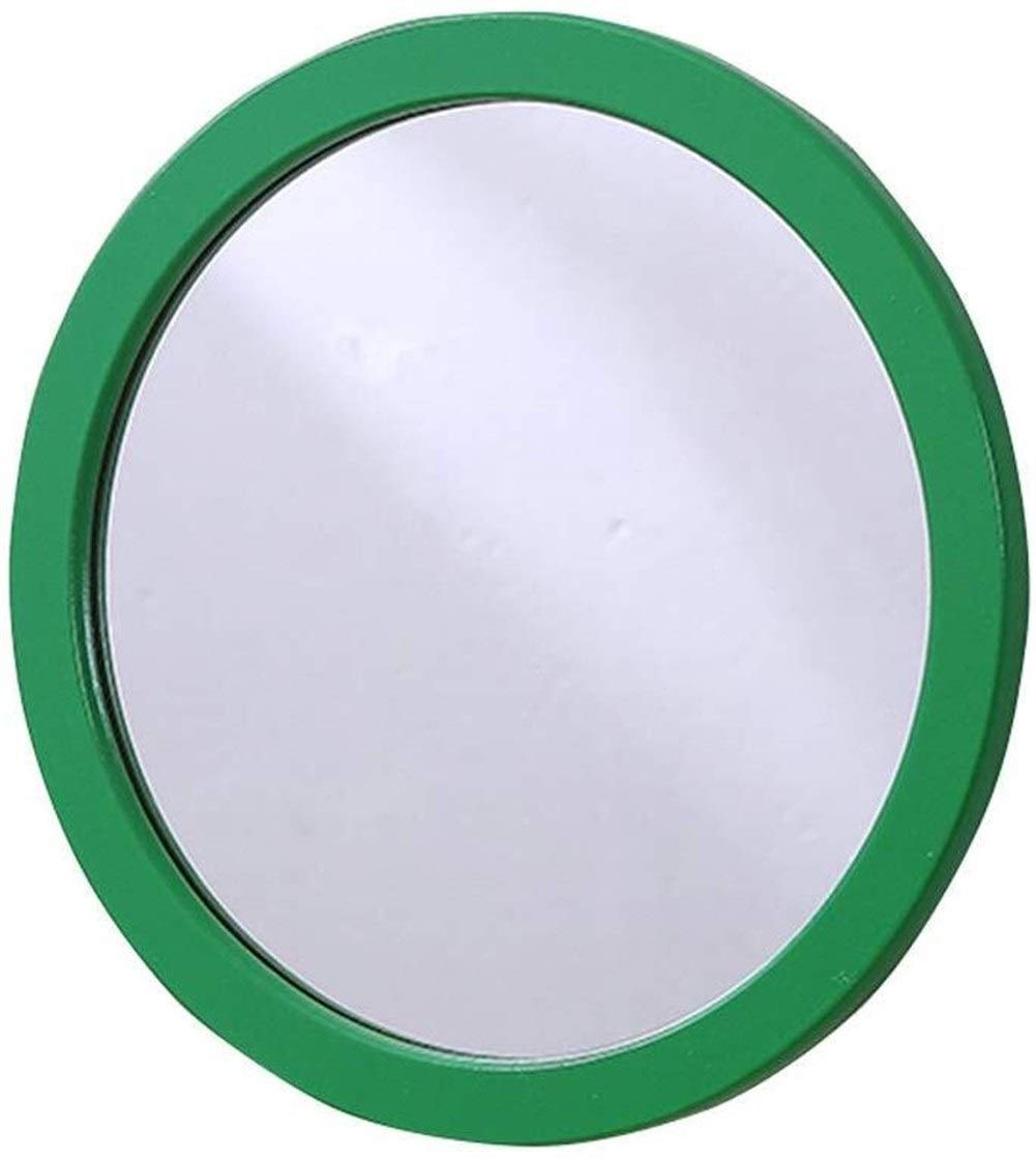 Round Wall Mirror - 40cm Blue Bathroom & Makeup Mirror for Home, Classroom, Restaurant Decor | Durable & Stylish Decorative Mirror for Kids Room, Kindergarten & Vanity Use