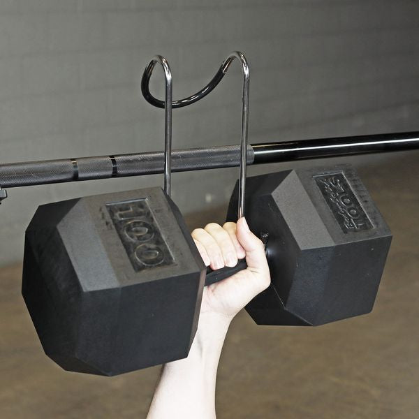 Dumbbell Hooks Set of 2 - Heavy Duty Weight Plate Hangers for Home Gym, Wall Mount Storage - Perfect for Dumbbells, Kettlebells & Fitness Equipment Organization