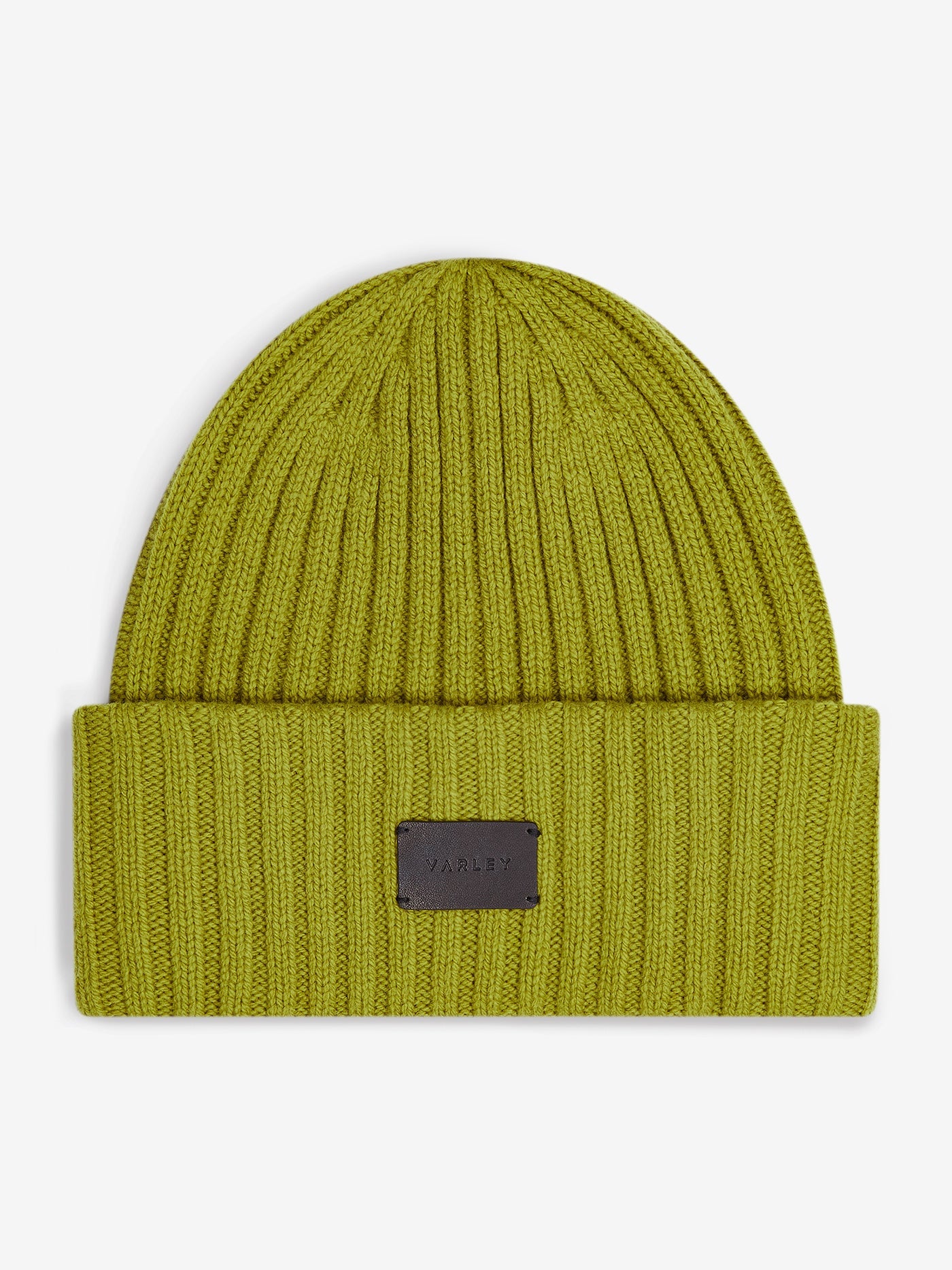 Varley Elva Chunky Rib Beanie - Soft Winter Knit Hat for Women & Men in Olive Oil Color | Warm & Stylish Cold Weather Accessory for Outdoor Activities & Casual Wear