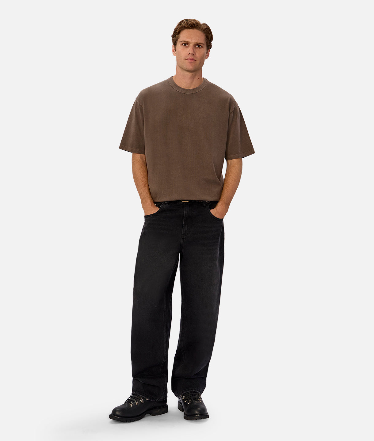 Premium Del Sur Organic Cotton T-Shirt - Soft & Comfortable Mocha Brown Tee for Men & Women | Casual Wear, Travel, Outdoor Activities