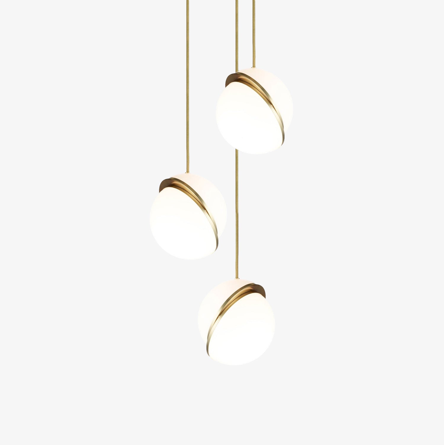 Modern Crescent Moon Pendant Light - Stylish Hanging Chandelier for Bedroom, Living Room & Dining Room - Perfect for Home Decor & Ambient Lighting