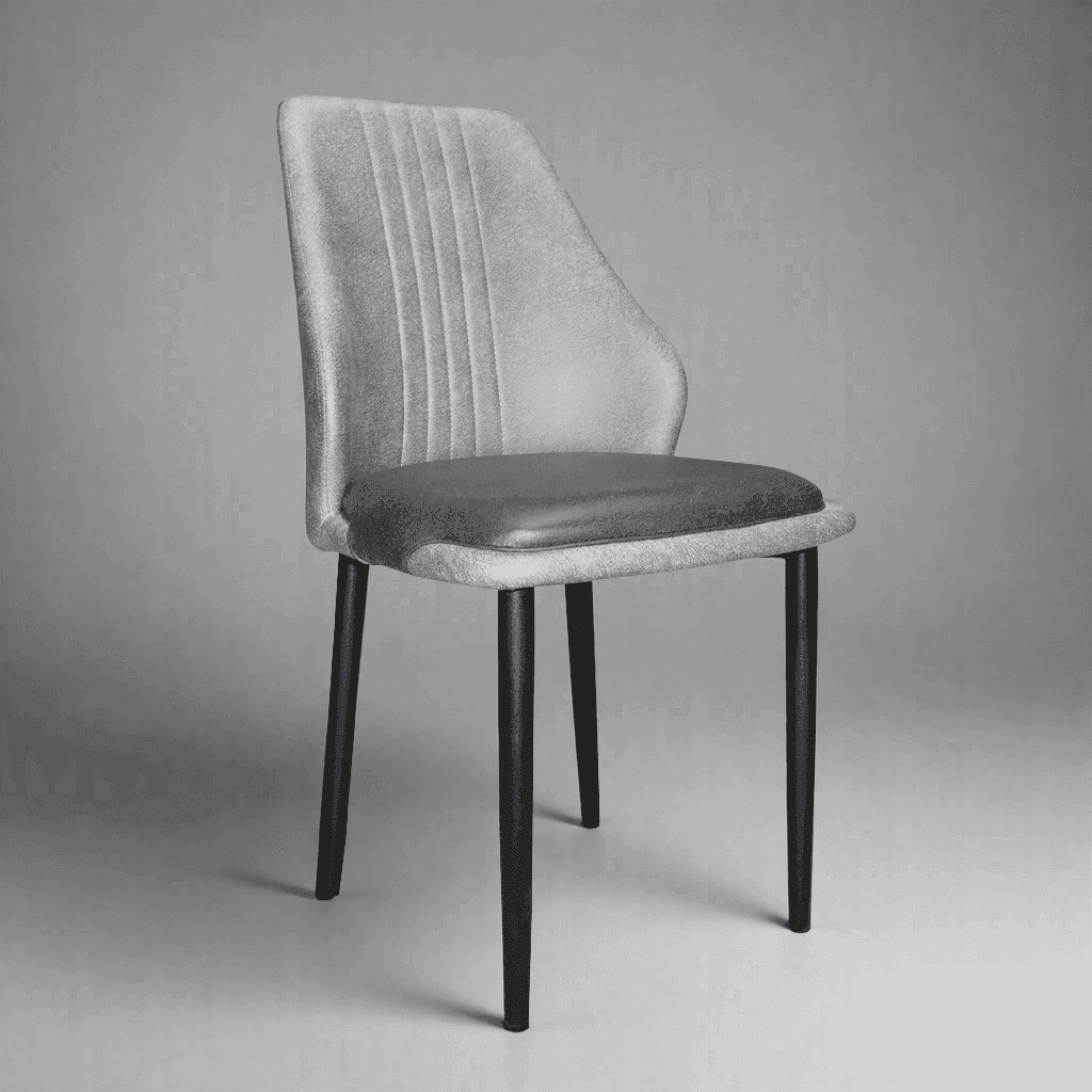 Julia Dining Chair - Modern Wooden Dining Room Chair with Upholstered Seat - Perfect for Kitchen, Dining Room, and Home Office Use