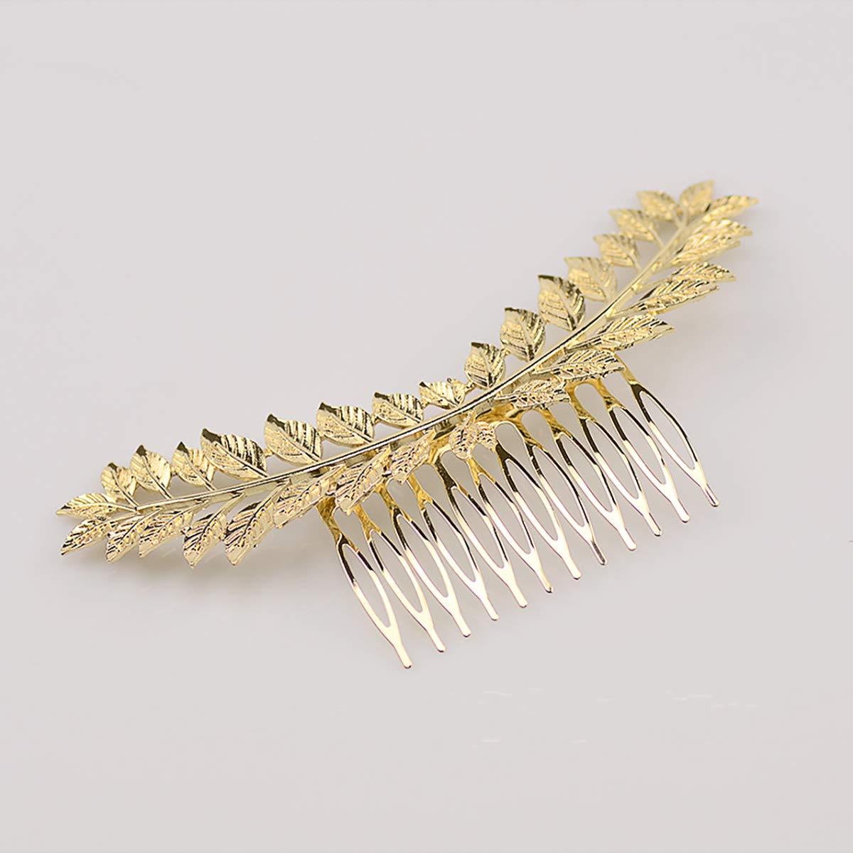 Elegant Gold Leaf Hair Comb for Brides & Bridesmaids - Wedding Hair Accessories with Combs - Perfect for Weddings, Prom & Special Occasions