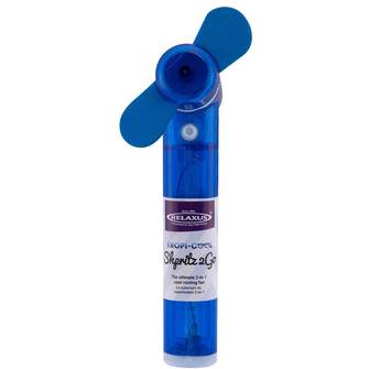 RELAXUS Shpritz 2 Go 2-in-1 Portable Personal Fan with Mister - Perfect for Outdoor, Travel, and Summer Cooling